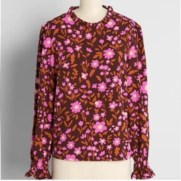 Princess Highway Meadow Blouse, Pink Multi, Size 12 AU, NWT - Picture 2 of 8